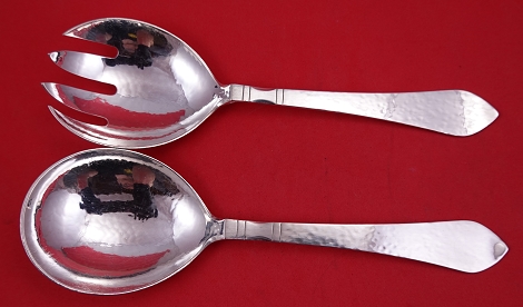 Salad Serving Set AS w/ GJ mark wide 8